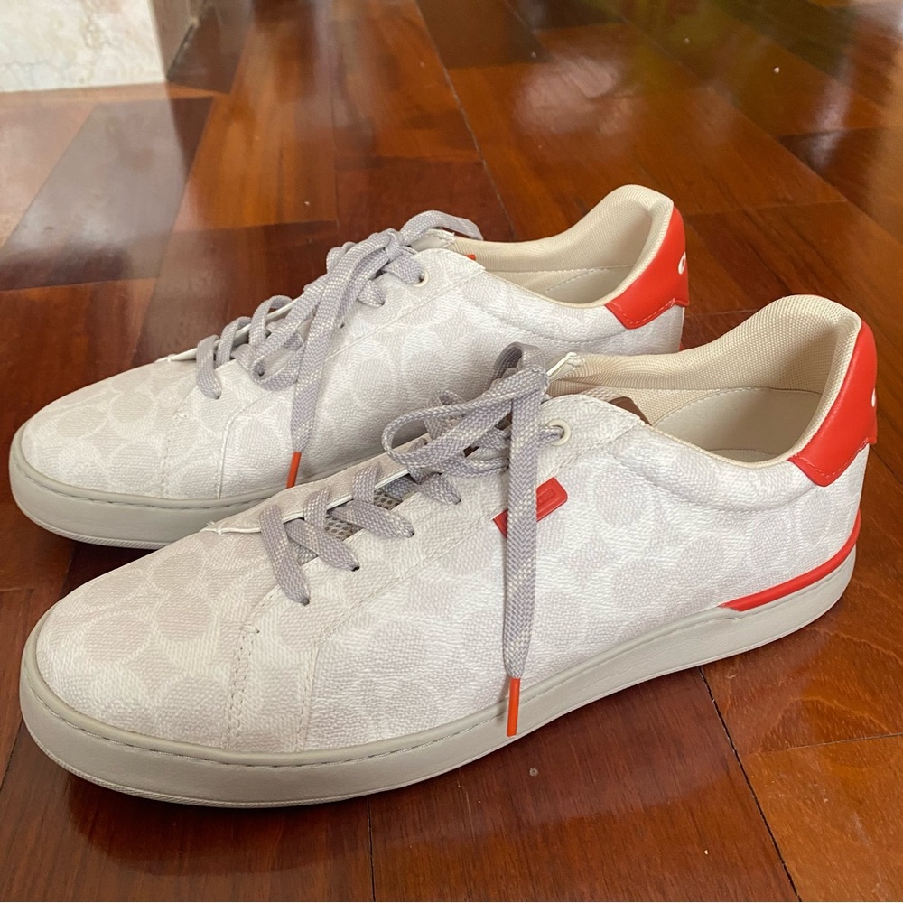 Mens Coach Casual Sneakers size 13 leather preowned